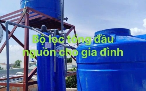 Hình ảnh thi công xử lý nước nhà ở gia đình - Bảo minh